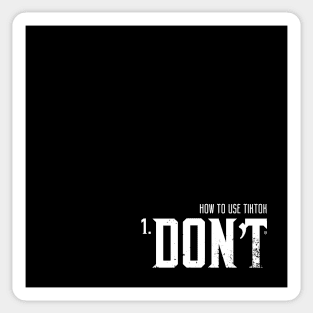 Don't Sticker